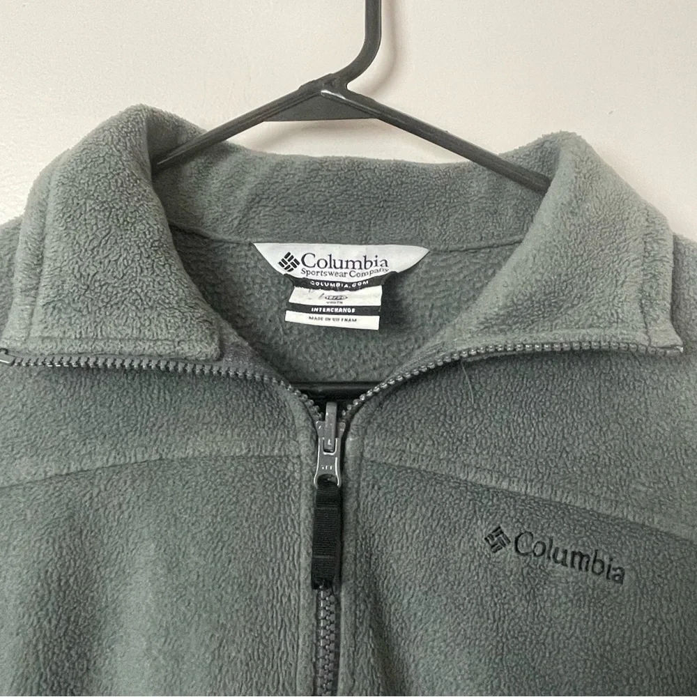 Columbia Youth Interchange 2-Way Full Zip Sweatshirt – Gray Size 18/20